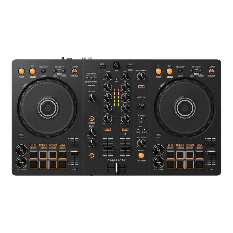 Pioneer DJ DDJ-FLX4 2-deck Rekordbox and Serato DJ Controller